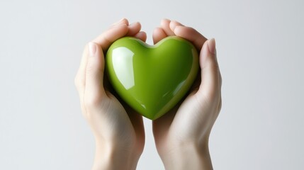 The Green Heart in Hands