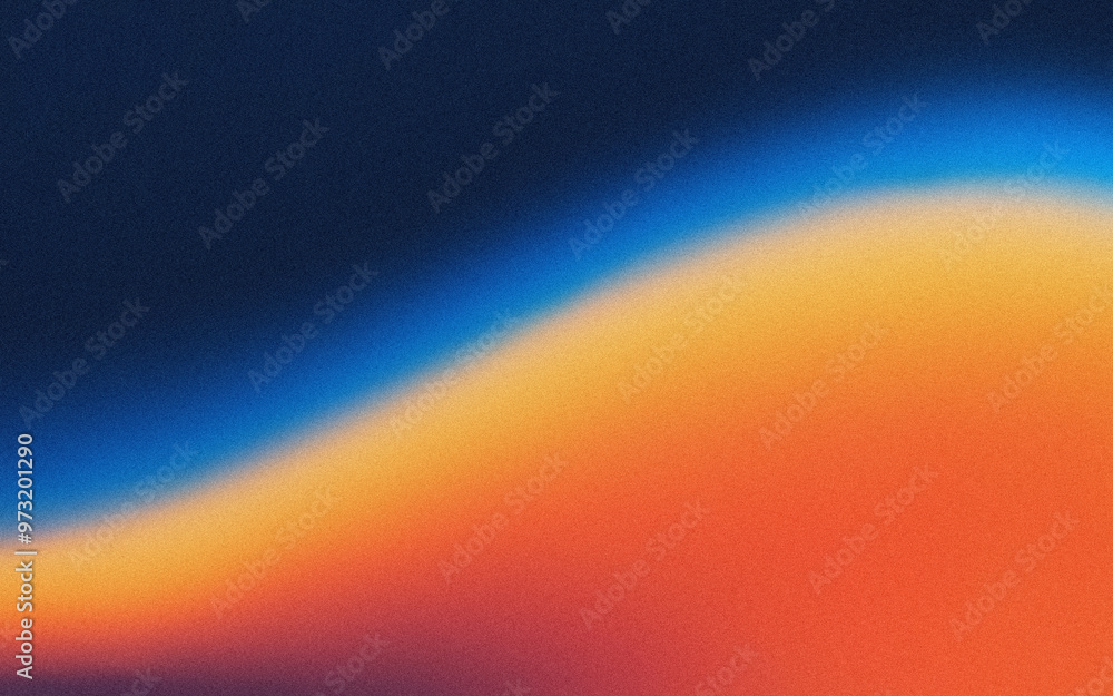 Poster abstract gradient background. vibrant blue and orange gradient background with a smooth transition, 