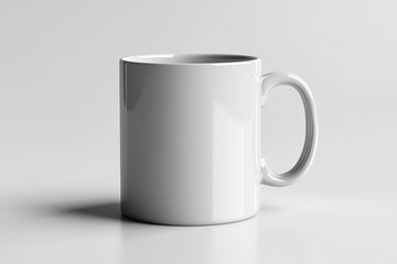Fototapeta premium Coffee Mug Mockup on Isolated Background created with Generative AI
