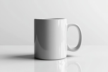 Coffee Mug Mockup on Isolated Background created with Generative AI