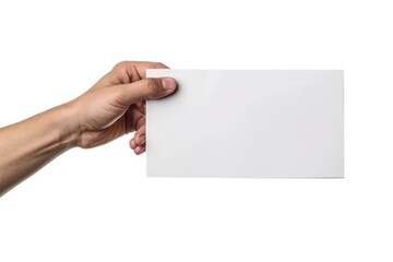 A person holding a piece of paper, suitable for use in office or educational settings