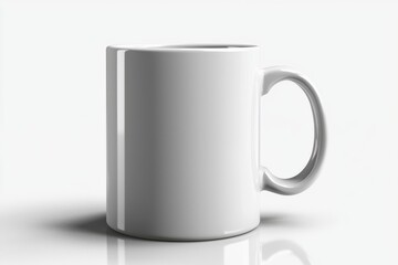Fototapeta premium Coffee Mug Mockup on Isolated Background created with Generative AI
