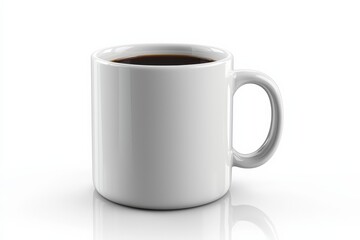 Coffee Mug Mockup on Isolated Background created with Generative AI