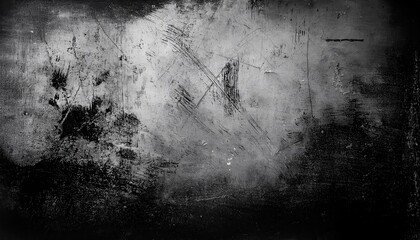 Abstract Scratched Metal Surface with Dark and Light Contrasts, Featuring Gritty Textures and Raw, Distressed Patterns Evoking Industrial Decay and Urban Wear. Banner Poster With Copy Space Product