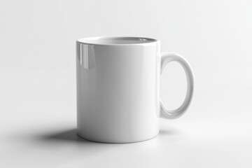 Obraz premium Coffee Mug Mockup on Isolated Background created with Generative AI