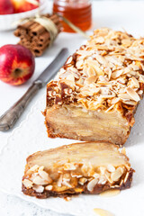 Apple pie. Traditional american pie with fresh apples and cinnamon