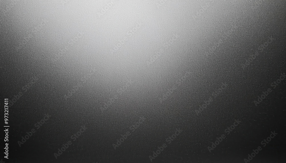 Poster monochromatic gradient texture. smooth transition from light silver to dark gray with subtle grain d