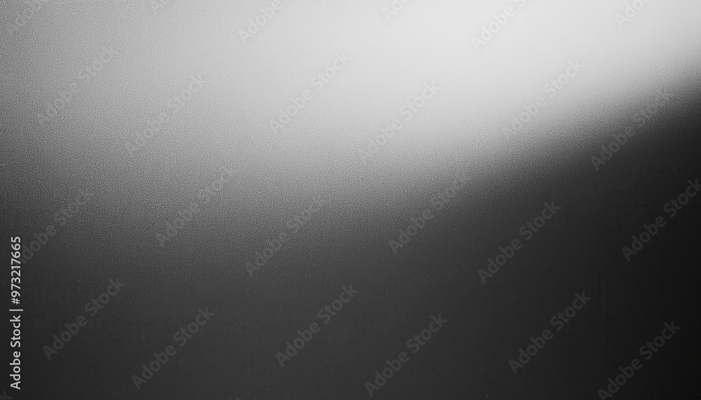 Aufkleber Monochromatic Gradient Texture. Smooth Transition from Light Silver to Dark Gray with Subtle Grain Detail for Modern Design and Industrial Background Applications. Product Presentation Banner Poster