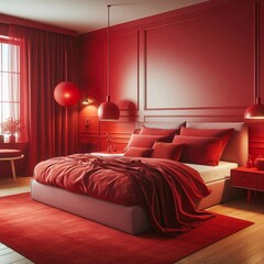 Rotes Schlafzimmer