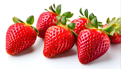strawberry isolated on white background