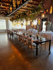 interior of wedding venue 
