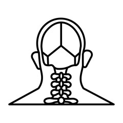 Nape Vector Line Icon Design
