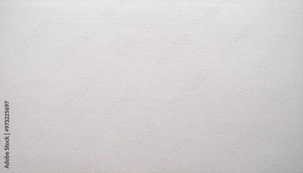 Poster close-up of a white textured fabric canvas with fine, subtle weaving patterns, capturing the smooth 