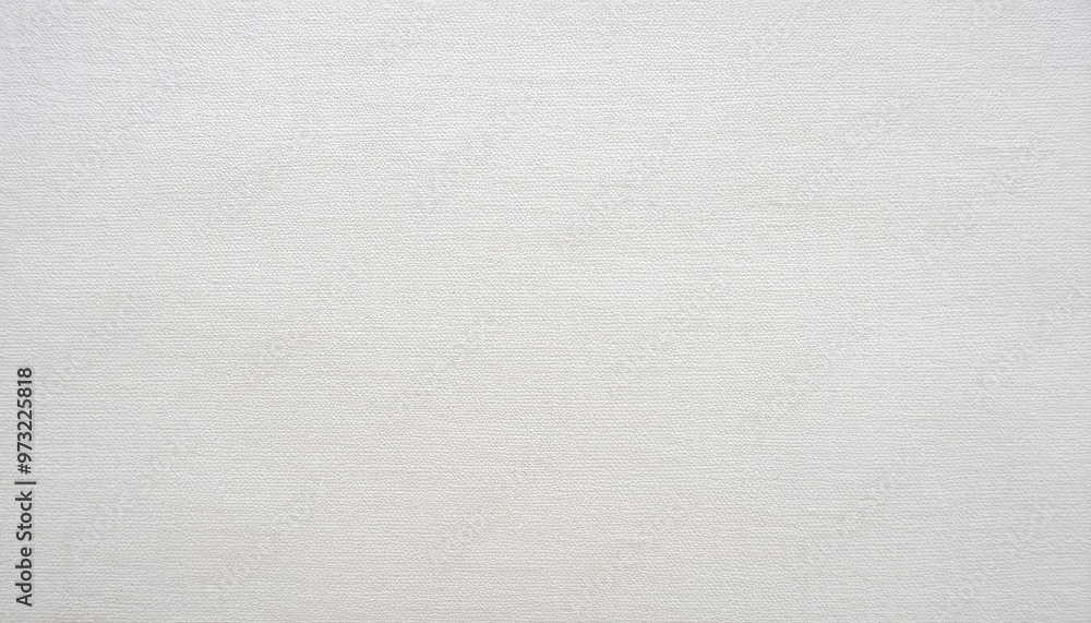 Poster Close-up of a White Textured Fabric Canvas with Fine, Subtle Weaving Patterns, Capturing the Smooth and Minimalist Surface Perfect for Backgrounds or Creative Design Projects