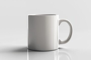 Obraz premium Coffee Mug Mockup on Isolated Background created with Generative AI
