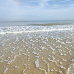 waves and sand