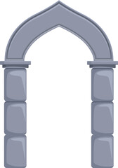 This ancient stone archway is a majestic sight, showcasing intricate carvings and the grandeur of a bygone era