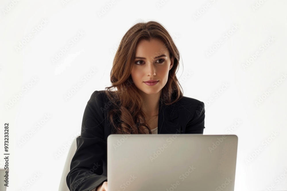 Aufkleber a person working on a laptop computer