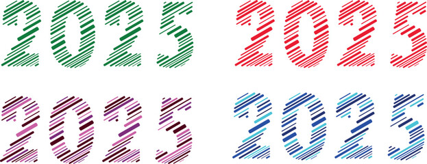 The new year of the snake 2025, graphic figures. Happy winter holidays. linear graphics. the design style. background for preparing for the holidays.