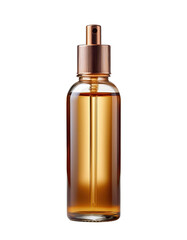 Naklejka premium Elegant brown glass perfume bottle with a sleek design, perfect for showcasing your favorite fragrance in a stylish way.