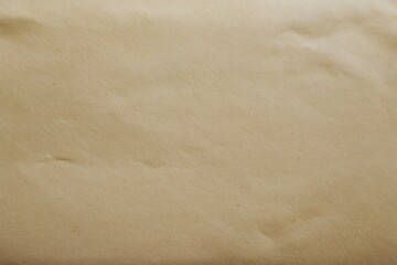 Naklejka premium Blank Brown Paper Texture Background, Smooth, Slightly Aged With Creases & Crumpled, Texture Overlay, Poster Background, Paper Surface