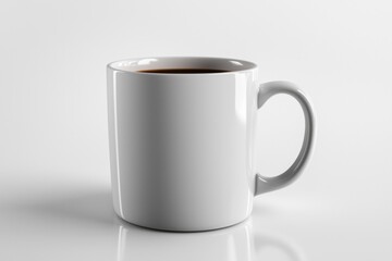 Fototapeta premium Coffee Mug Mockup on Isolated Background created with Generative AI