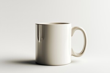 Fototapeta premium Coffee Mug Mockup on Isolated Background created with Generative AI