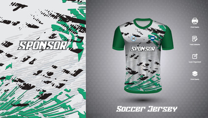 Soccer jersey design for sublimation or sports tshirt design for cricket
