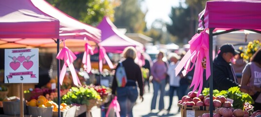 Pink Ribbon Day Farmers Market: Community Support for Breast Cancer Awareness