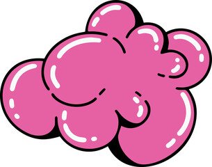 Y2K heart icon. Star shapes. Symbols of love. Outline cosmic design element. Cute retro romantic element of magic sparkles. Abstract celestial 90s decoration