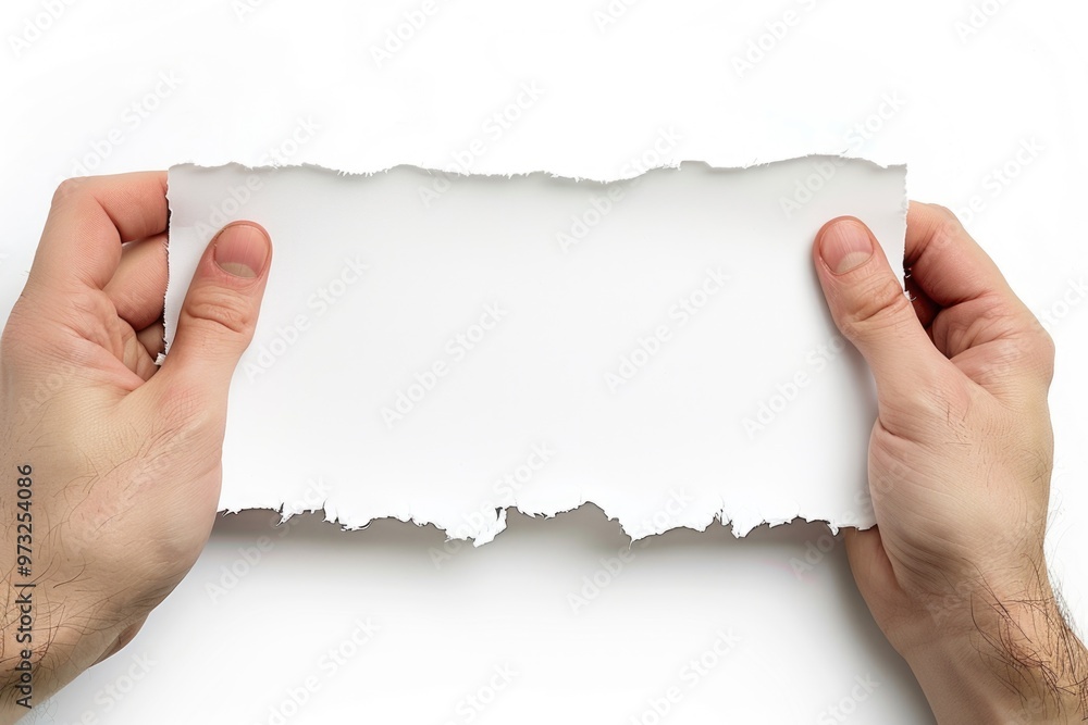 Poster a person holds a piece of paper in their hand, possibly with important information or a to-do list