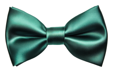 PNG Teal satin bow tie on white background