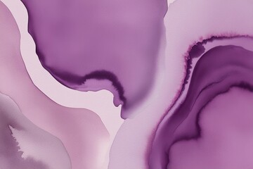 Muted Lilac Watercolor Texture with Fluid Abstract Hues