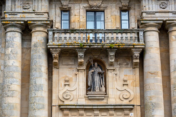 Santiago de Compostela, Galicia, Spain, beautiful architectural details and streets