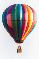 Fototapeta premium A full-length hot air balloon isolated on a white background
