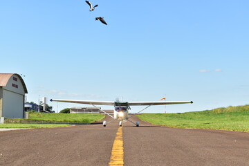 plane ready to start