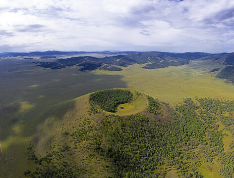 The Uran Togoo - Tulga Uul Natural Monument is a national protected area in the Bulgan Province of Mongolia. Located about 60 km directly west of Bulgan city around the extinct volcanoes Uran Togoo