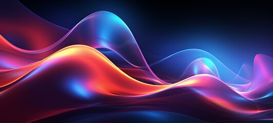 Naklejka premium Stunning Neon Background for Vibrant Visuals