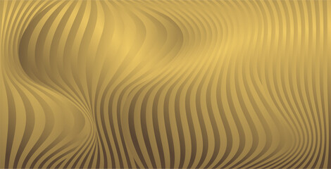 composition of repeating curved lines to create a certain effect with brown and gold as background inspiration for visual communication design