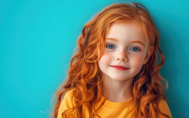 Fototapeta premium Yang and Pretty smiled face on studio background