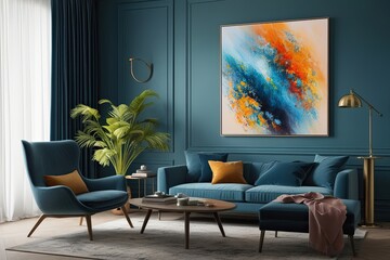 Vivid Abstract Oil Pastel Art For Elegant Spaces Showcasing Soulful Expressions and Rich Quality