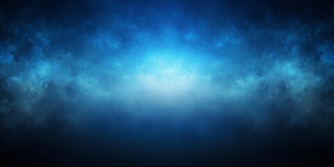 Fototapeta premium Abstract Blue Fog with Glowing Center, Abstract, Background, Design, Fog ,