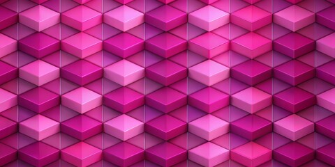 Pink 3D Geometric Cube Pattern, Abstract Design, Geometric Background, Cube Pattern, 3D Render