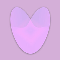 pink heart on pink background