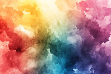 Obraz premium Abstract colorful painted Watercolor Background. Generative ai