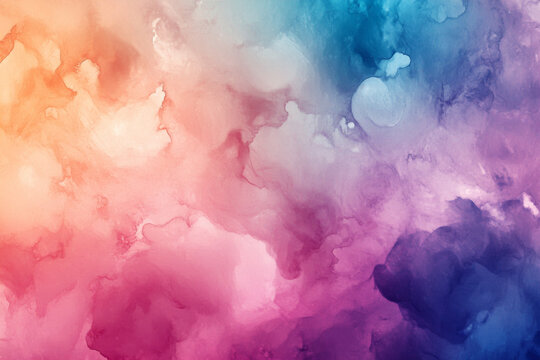 Abstract colorful painted Watercolor Background. Generative ai