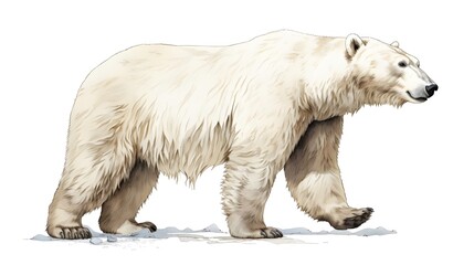 Fototapeta premium white polar bear