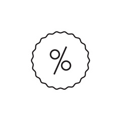 Get this amazing icon of discount in editable style