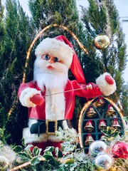 santa claus with gifts