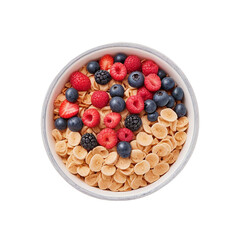  Cereal bowl isolated on Transparent background